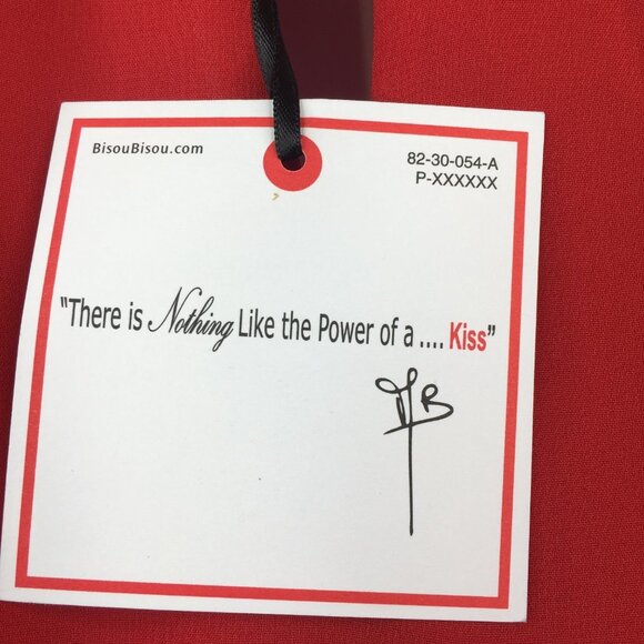 Bisou Bisou Color Block Black And Red Long Sleeves Dress Size 8. NWT - Picture 9 of 15